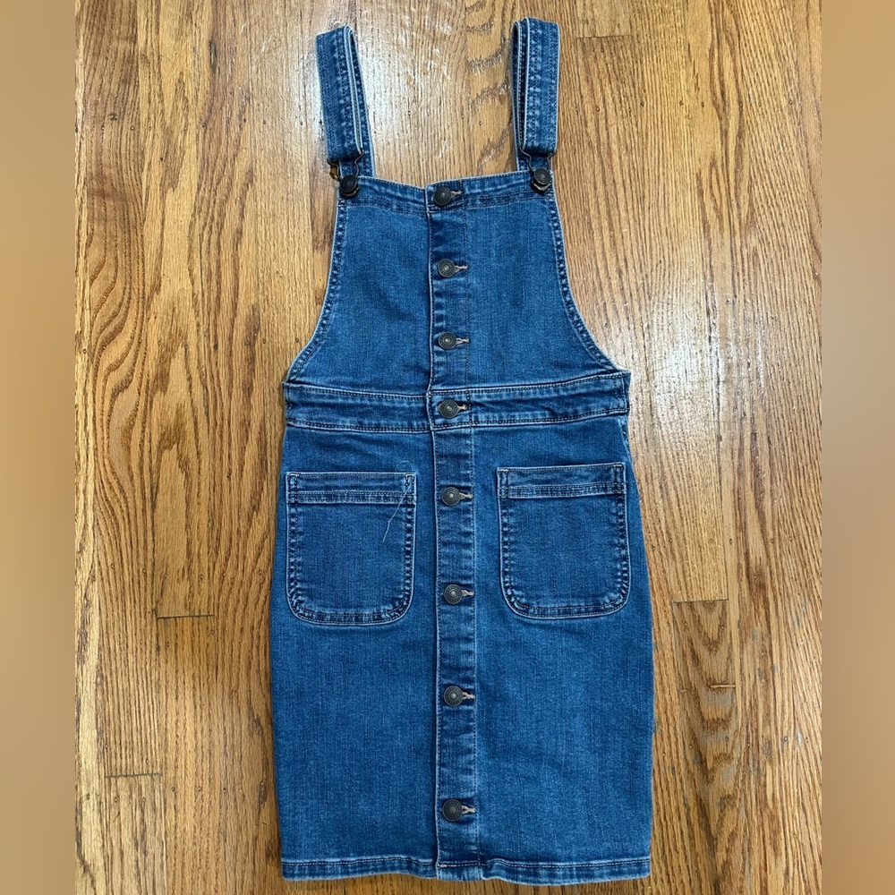 American Eagle Outfitters Denim Overall Dress